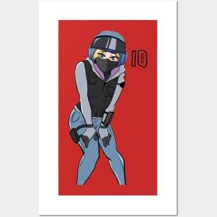 Rainbow Six Siege Girl IQ Posters and Art